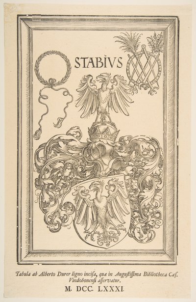 Stemma di Johan Stabius da Albrecht Dürer