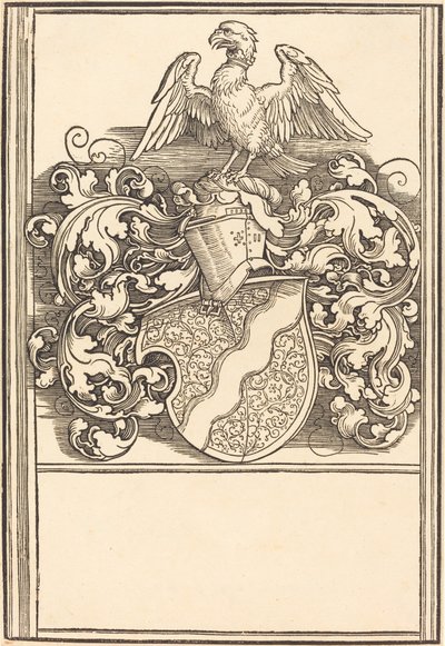Stemma di Michael Behaim, probabilmente c. 1520 da Albrecht Dürer