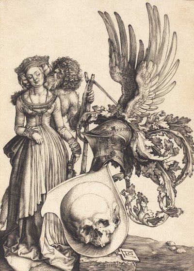 Stemma con un teschio da Albrecht Dürer