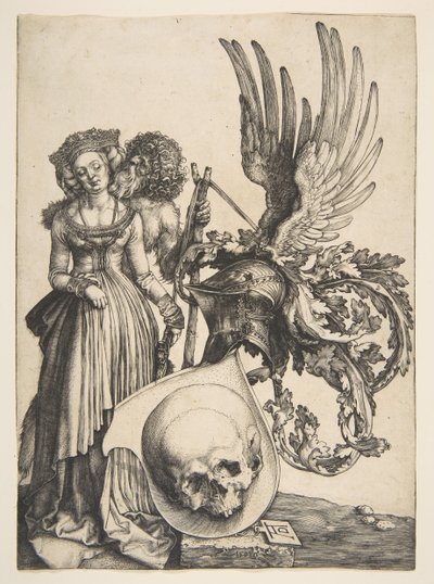 Stemma con un teschio da Albrecht Dürer