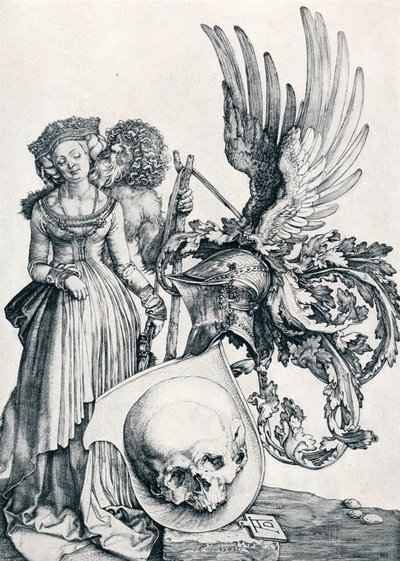 Stemma con un teschio, 1503 1906 da Albrecht Dürer