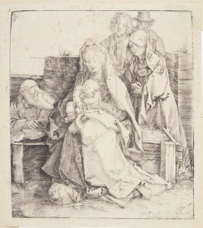 La Sacra Famiglia, sei persone da Albrecht Dürer