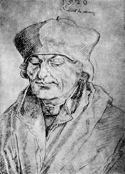 Desiderio Erasmo, 1520, 1936 da Albrecht Dürer