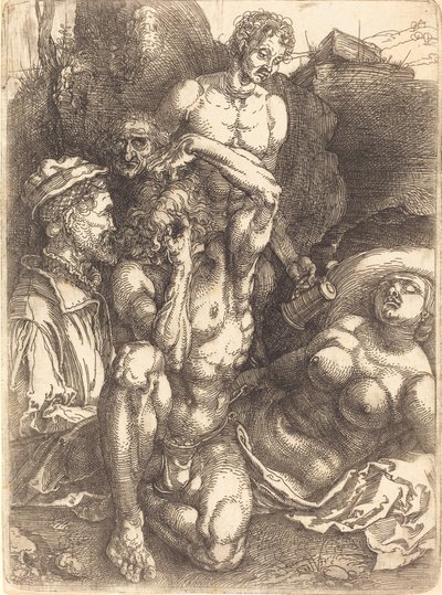 Uomo disperato, probabilmente 1514-1515 da Albrecht Dürer