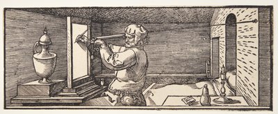 Disegnatore che disegna un vaso da Albrecht Dürer