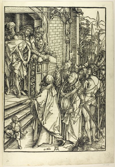 Ecce Homo - La presentazione di Cristo, dalla Grande Passione da Albrecht Dürer