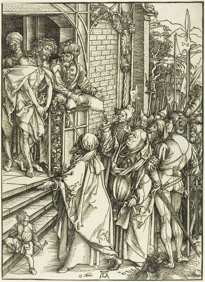 Ecce Homo - La presentazione di Cristo, dalla Grande Passione da Albrecht Dürer