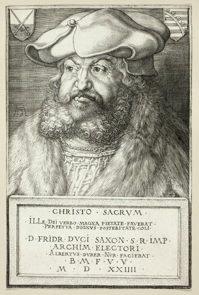 Elettore Federico il Saggio di Sassonia da Albrecht Dürer