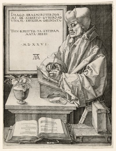 Erasmo da Rotterdam da Albrecht Dürer