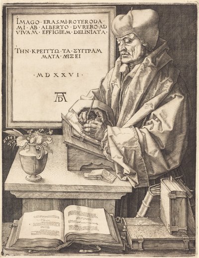 Erasmo da Rotterdam da Albrecht Dürer