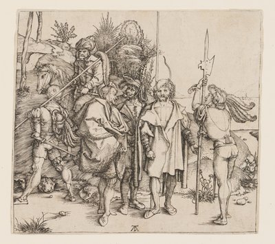 Cinque fanti e un turco a cavallo da Albrecht Dürer