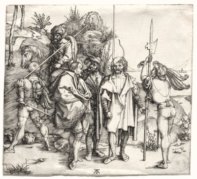 Cinque Soldati e un Turco a Cavallo da Albrecht Dürer
