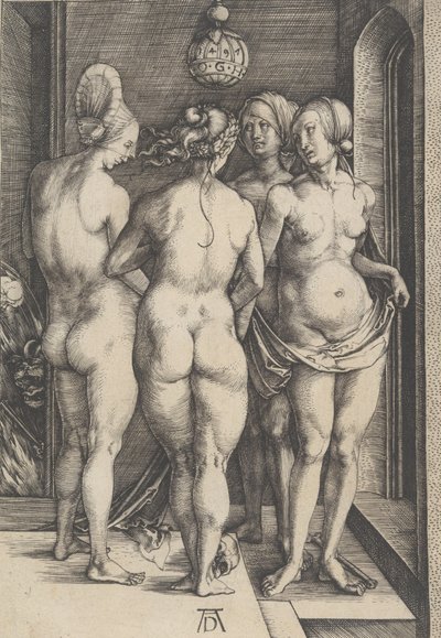 Quattro donne nude, 1497 da Albrecht Dürer