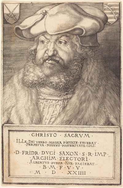 Federico il Saggio, elettore di Sassonia da Albrecht Dürer