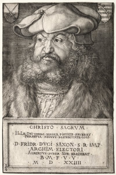 Federico il Saggio, Elettore di Sassonia, 1524 da Albrecht Dürer