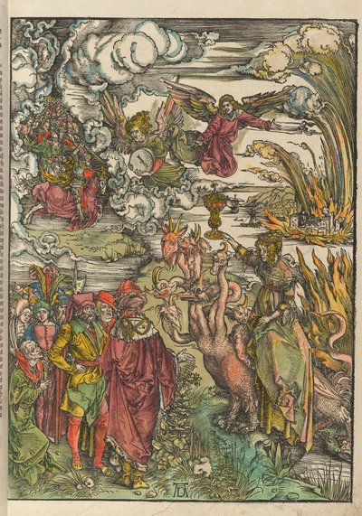 Tedesco: Die babylonische Hure La meretrice di Babilonia da Albrecht Dürer