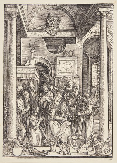 Glorificazione della Vergine da Albrecht Dürer