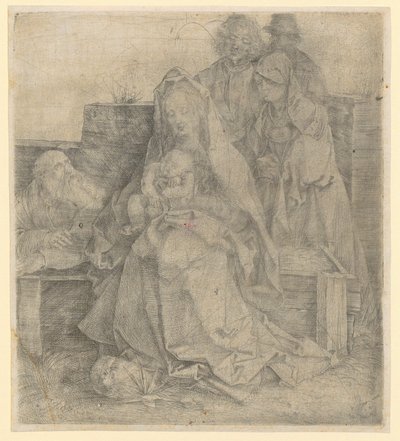 Sacra Famiglia, a sei figure da Albrecht Dürer