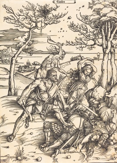 Ercole che conquista Caco, c. 1496 da Albrecht Dürer