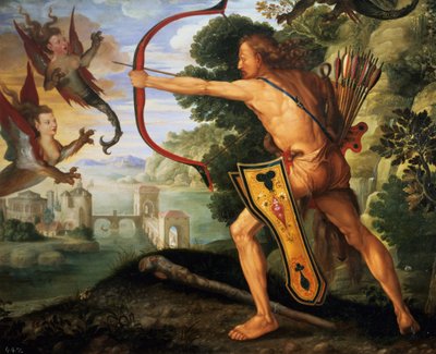 Ercole e gli uccelli Stinfalidi, 1600 da Albrecht Dürer