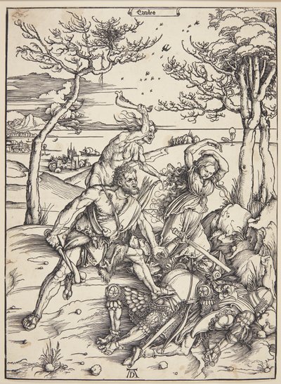 Ercole che conquista i gemelli Molionidi da Albrecht Dürer