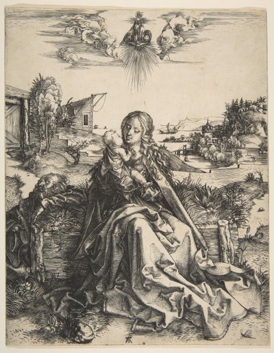 Sacra Famiglia con una Libellula da Albrecht Dürer