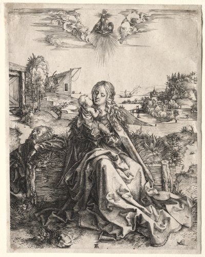 Sacra Famiglia con la Farfalla, c. 1495 da Albrecht Dürer