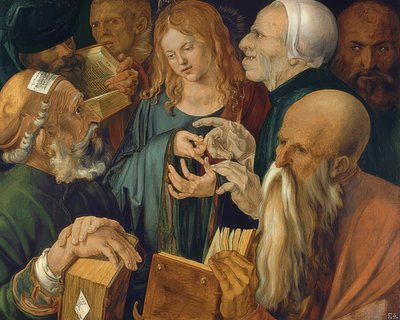Gesù tra i dottori da Albrecht Dürer