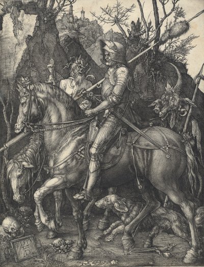 Cavaliere, Morte e Diavolo, 1513 da Albrecht Dürer