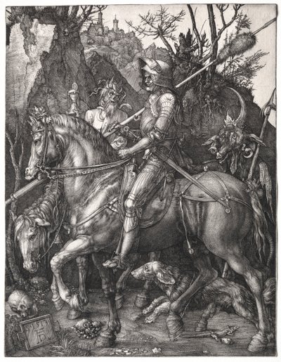 Cavaliere, Morte e Diavolo, 1513 da Albrecht Dürer
