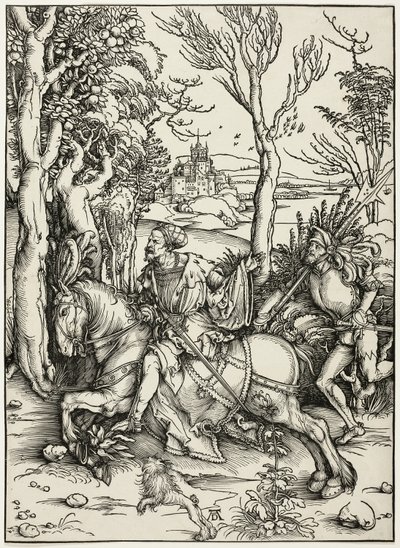 Cavaliere e lanzichenecco da Albrecht Dürer