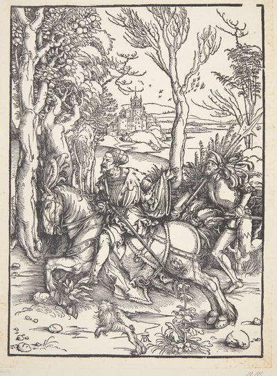 Cavaliere e lanzichenecco da Albrecht Dürer