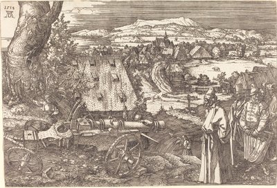 Paesaggio con un cannone, 1518 da Albrecht Dürer