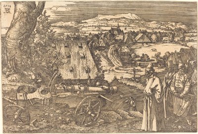 Paesaggio con il cannone da Albrecht Dürer