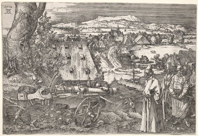 Paesaggio con il cannone da Albrecht Dürer