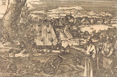 Paesaggio con il cannone, 1518 da Albrecht Dürer