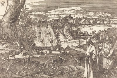 Paesaggio con il cannone, 1518 da Albrecht Dürer