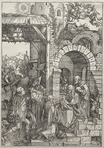 Vita della Vergine: Adorazione dei Magi da Albrecht Dürer