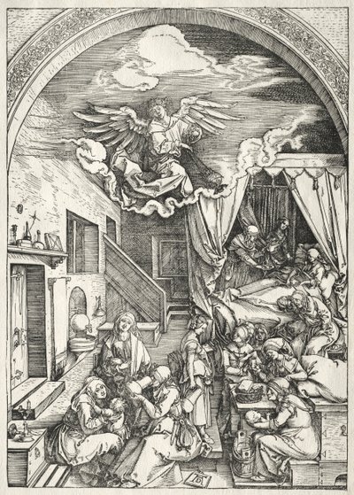 Vita della Vergine: Natività della Vergine da Albrecht Dürer