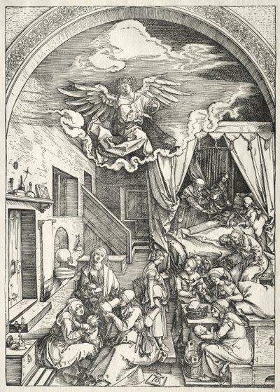 Vita della Vergine: Natività della Vergine da Albrecht Dürer
