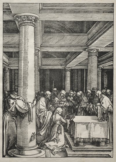 Vita della Vergine: Presentazione di Gesù al Tempio da Albrecht Dürer