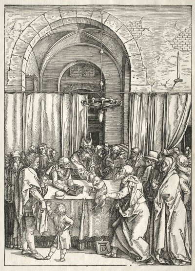 Vita della Vergine: Rifiuto del sacrificio di Gioacchino, 1504-1505 da Albrecht Dürer