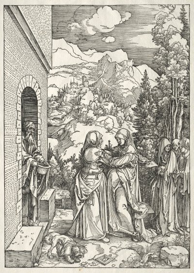 Vita della Vergine: La Visitazione da Albrecht Dürer