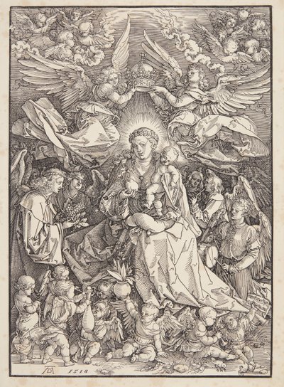 Madonna Regina degli angeli da Albrecht Dürer
