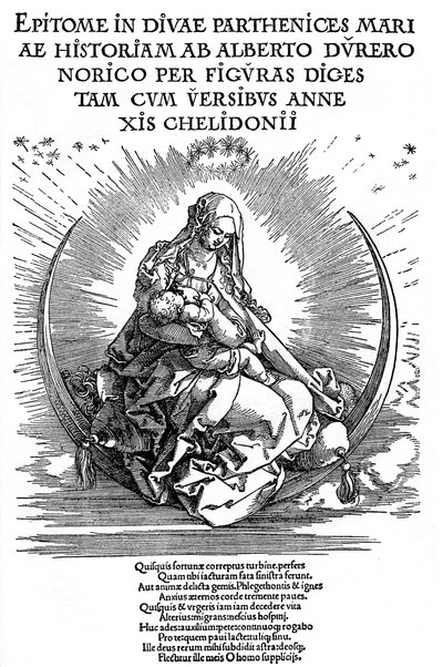 Madonna come Madre Nutrice e Essere Divino, 1511 da Albrecht Dürer