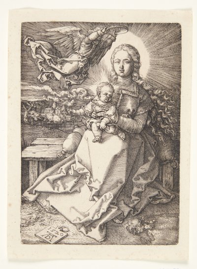 Madonna incoronata da un angelo da Albrecht Dürer