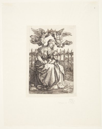 Madonna incoronata da due angeli da Albrecht Dürer