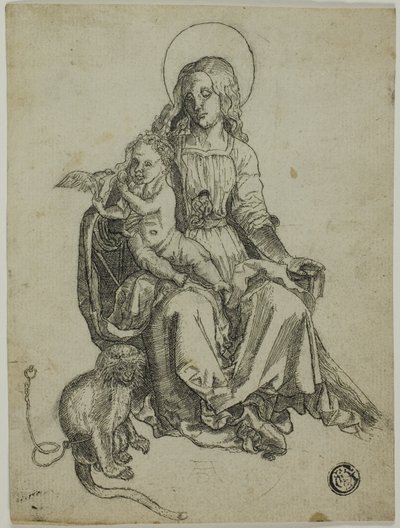 Madonna con la scimmia da Albrecht Dürer