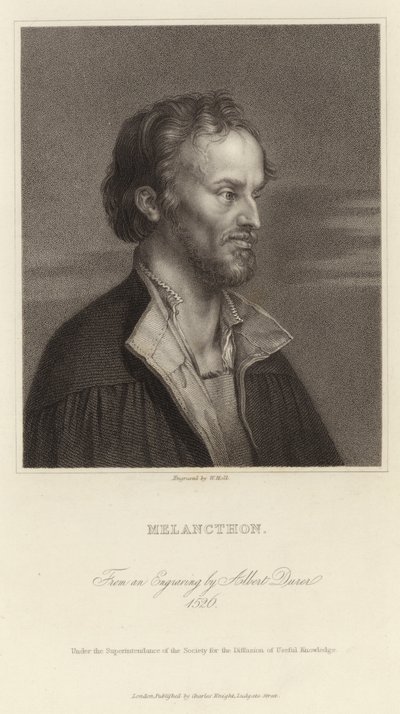 Melantone - Riformatore tedesco e collaboratore di Martin Lutero (1497-1560) da Albrecht Dürer