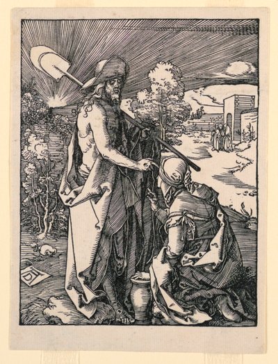 Noli me Tangere (Cristo appare a Maria Maddalena), dalla serie La Piccola Passione da Albrecht Dürer